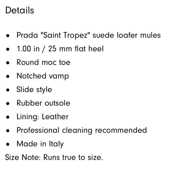 Prada Saint Tropez Suede Mules - Picture 6 of 6